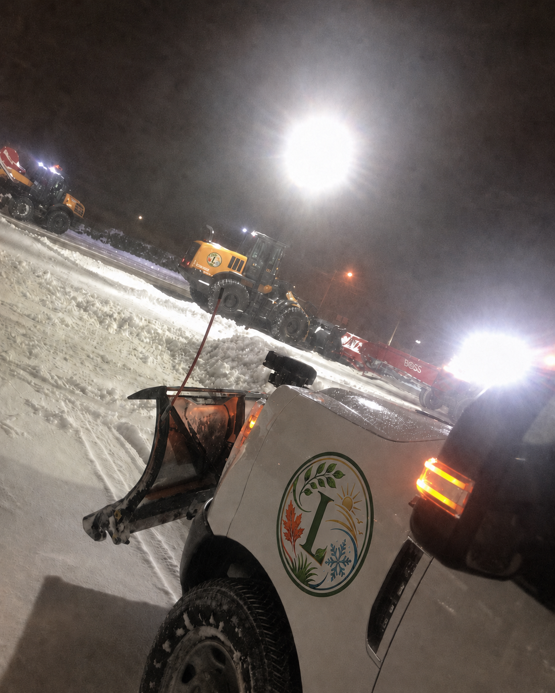 Commercial Lot Snow Management